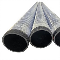 Tuyau d'aspiration de boue à grand diamètre avec bride, en caoutchouc, pour drainage chimique, avec squelette tressé en fil d'acier