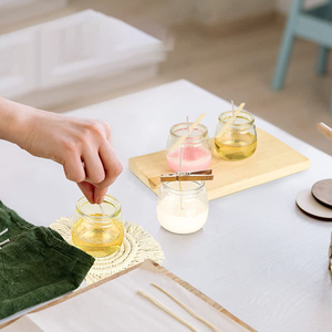 ขวดแก้ว100มล. 150มล. 200มล. พร้อมจุกพลาสติกฝาโลหะสำหรับนมคัสตาร์ดพุดดิ้งน้ำผลไม้อื่นๆจำหน่ายโดยโรงงาน - Product Image 4