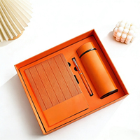 Ensemble de stylo et de tasse isotherme personnalisables, ensemble de cadeaux d'entreprise, cadeaux d'affaires promotionnels de luxe, journal en cuir et stylo
