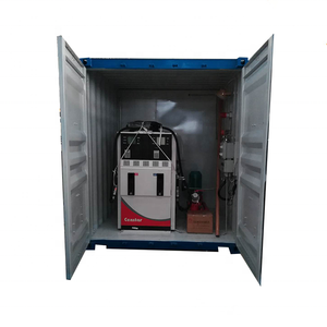 Estación de llenado móvil de 40 pies y 30KL, contenedor de combustible, gasolinera móvil <span class=keywords><strong>con</strong></span> dispensador de combustible para gasolinera a la venta - Product Image 1