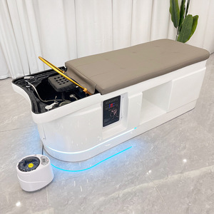 Professional Korean <strong>Japanese</strong> Synthetic Leather Shampoo Bed Head Therapy <strong>Massage</strong> SPA Hydrotherapy Circulating Water Therapy Bed - Product Image 3
