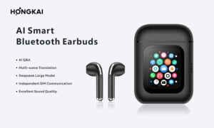 Auricolari Wireless TWS 2 in <span class=keywords><strong>1</strong></span>, Accessorio per Smartphone con Schermo Touch, 4G, Personalizzabili, AI a Bassa Latenza - Product Image 3
