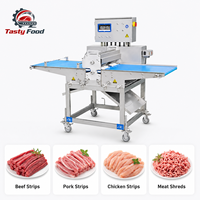 Pemotong daging segar, cocok untuk memotong daging babi, daging sapi, dll. Peralatan produksi industri makanan