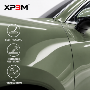 ฟิล์มใสกันรอยรถยนต์ XP3M Dawn Mist Green OEM Gloss TPU สีเขียวมรกต หนา 7.5 มิล ซ่อมแซมตัวเองได้ ป้องกันรอยขีดข่วน ป้องกันสีเหลือง พร้อมช่องระบายอากาศ - Product Image 3