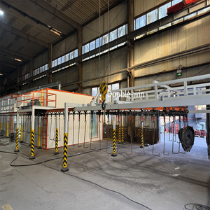 Linha de Produção de Revestimento Eletrostático em Pó Double Win, Cabines de Pulverização com Controle PLC, Equipamento de Pintura Remota para Substratos de Aço - Product Image 5