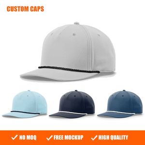 Gorra de Béisbol de Alta Calidad Estilo 258 con Visera Curva, Gorra Vintage de Cinco Paneles con Cordón, Gorra Tipo A-Frame - Product Image 1