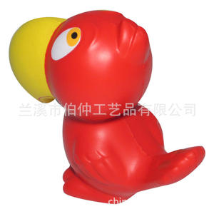 Chameleon Squishy Pu Bird Stress Ball Blue Red Plastic Slow <b>Rebound</b> Toy For Ages 2 4 Years - Product Image 4
