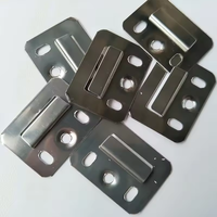 Clips Metálicos de Acero Inoxidable para Fijación de Revestimiento de Pared WPC, Abrazaderas de Enclavamiento, Clips de Techo de PVC para Paneles Decorativos