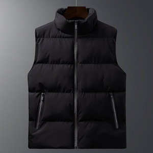 Casual Fashion <strong>Men's</strong> Cotton <strong>Vest</strong> 2025 Winter New Thick Warm Stand Collar Jacket Youth Loose <strong>Vest</strong> - Product Image 5