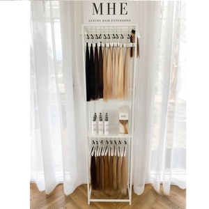Tóc giả mannequin Đầu hiển thị kim loại sàn đứng Rack với hai thanh chéo, dây Rack hiển thị, kim loại Pop đứng hiển thị, kệ trưng bày tôi - Product Image 6