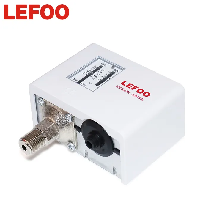 LEFOO LF55 Régulateur de pression de réfrigération réglable Pressostat de compresseur