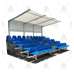 Cubierta de techo Gradas Banco exterior para estadio de fútbol Gradas de aluminio Asientos - Product Image 1