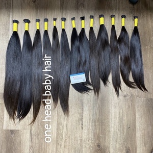 Cheveux de donneur unique de qualité supérieure ! Thanh an Hair propose des commandes en gros de mèches à double trame, avec un stock important prêt à être expédié. - Product Image 6