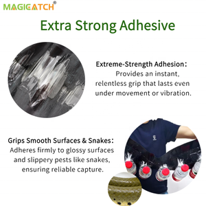 Alfombra mágica adhesiva extralarga de alta resistencia, trampa para ratones, Control físico cortable para roedores y serpientes <span class=keywords><strong>pequeñas</strong></span> para uso en interiores - Product Image 4