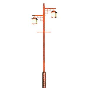 태양 led 빛/장식적인 정원 전등 기둥 옥외 야드 램프 폴란드 - Product Image 5