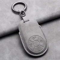 Housse de télécommande de voiture pour GWM HAVAL H6 M6 pour ORA Good Cat White Cat IQ Leather Auto Key Fob Shell Keychain
