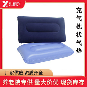 Oreiller gonflable pour le cou, 32x55cm, support cervical rectangulaire pour adultes - Product Image 5