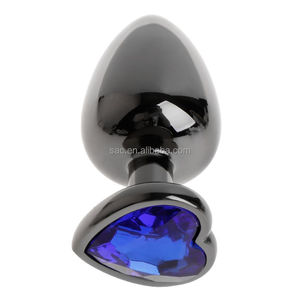 SacKnove Débutant Drôle <span class=keywords><strong>En</strong></span> Forme De Coeur 3 Tailles Butt Plug Dilatateur Ouvre Adulte Anal Sex Toys pour Femmes Couples Stopper Jeu - Product Image 3