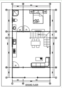 Cabaña de Madera Impermeable de 60 Metros Cuadrados con 2 Dormitorios, Diseño Moderno, Chalet en <span class=keywords><strong>Venta</strong></span> - Product Image 5