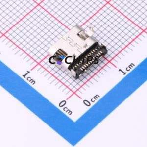 UC06-0B24F00P11 USB Connector SMD Connector ( Connector Type: Type-C )( Gender: Female )( Mounting Type: Sink Board ) - Product Image 2