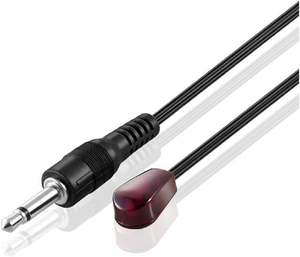 Câble d'extension émetteur infrarouge IR triple tête 3 yeux Jack 3,5 mm Transmetteur infrarouge rouge Blaster Blink Eye - Product Image 2