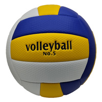 Ballon de volley-ball de plage taille 5 avec logo personnalisé, en cuir PU souple, pour matchs en extérieur sur sable, vente en gros
