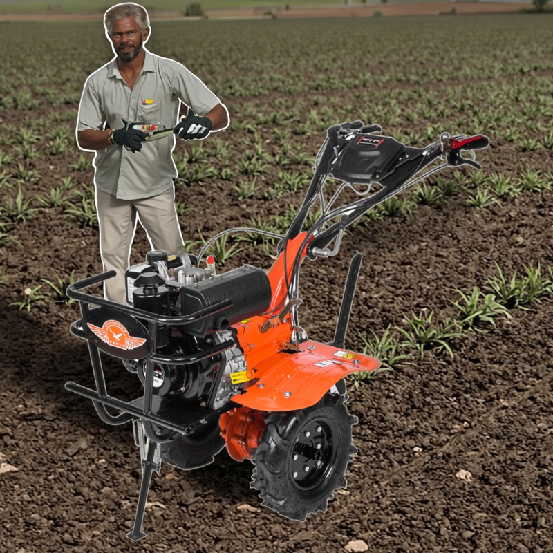 Professional Diesel 6hp Agricultural Power Rotary