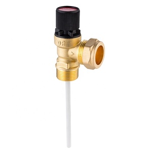 Válvula de seguridad manual reductora para calentador de agua, aprobada por WRAS y SABS, 22mm 3/4'', 3bar 6bar 95C, modelo YAHE V4043H1056U - Product Image 1