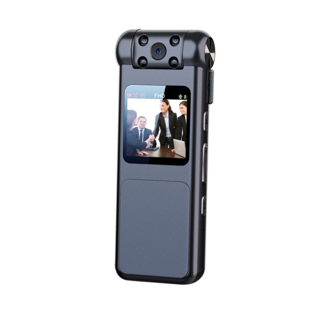1080P HD Image Quality 180 Rotation Lens Intelligent Motion Detection CMOS Sensor 90 Wide Angle MicroSD Pen Camera 2.0" Screen
