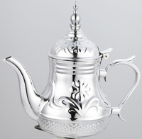 Théière en acier inoxydable doré et argenté de style marocain, nouveau design 2025, 0,8/1,0/1,2 L