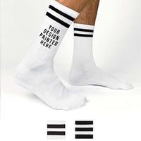 CONCEPTION GRATUITE OEM Fabriquez vos propres chaussettes de sport Skate Tube Chaussettes de sport Athletic Gym au design personnalisé Chaussettes de sport avec logo personnalisé