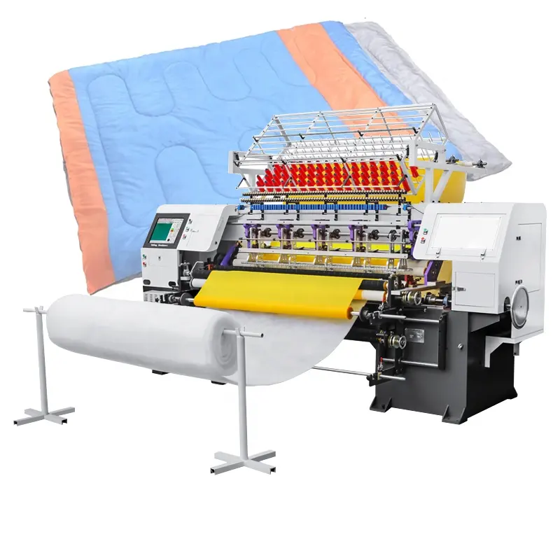 Multi- Needle Blanket Foam Machen Sie High Speed Multi Needle Quilt Sew Machine Gebraucht preis für Matratze