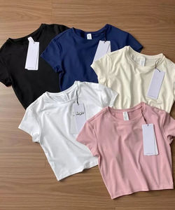 Droma Pakaian Olahraga Berkualitas Tinggi Set Solid Bernapas Baru untuk Wanita Kebugaran Latihan Yoga Desainer AL Sportswear - Product Image 3