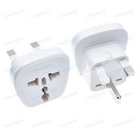 Adaptateur de prise de voyage universel CN AU EU US vers Royaume-Uni, Arabie Saoudite, Singapour, Hong Kong, convertisseur de courant électrique AC, type de prise G 13a