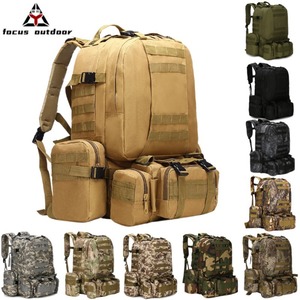 Focus Outdoor Tactical Backpack 60L Molle System Large Capacity Outdoor Hiking Military Style Backpack For Men - Product Image 1