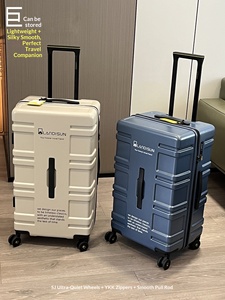 Nouvelle Valise Trolley PC de Luxe 2026 pour l'Exportation <span class=keywords><strong>Europe</strong></span> et Amérique, Grande Capacité, Ultra-légère, à Roulettes Pivotantes, Idéale pour les Études à l'Étranger - Product Image 1