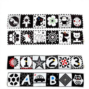 <span class=keywords><strong>Libro</strong></span> Sensorial de Tela Suave para Bebés, Niños Pequeños y Niños, en Blanco y Negro de Alto Contraste, para Masticar, Silencioso y Educativo, para Preescolar - Product Image 3