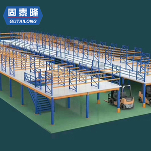 Hệ thống kệ kho tầng lửng chống ăn mòn thép 2 tầng, thiết bị lưu trữ nhiều tầng - Product Image 6