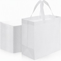 Sacs fourre-tout promotionnels personnalisables en non-tissé écologique avec logo personnalisé, couleur et poignées en corde renforcées pour la publicité d'entreprise