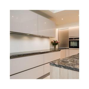Premium White Lacquered Kitchen <strong>Cabinets</strong> with Elegant Custom Villa Cabinetry - Product Image 3