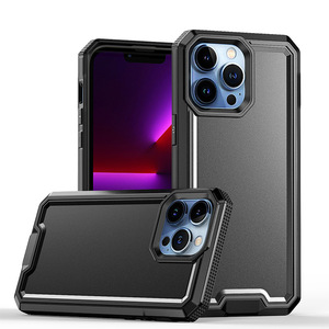 2023 nuovo Design custodia rigida antiurto per PC + TPU per <span class=keywords><strong>iPhone</strong></span> 14 custodia per PC con paraurti angolare rinforzata per <span class=keywords><strong>iPhone</strong></span> 13 pro max - Product Image 2