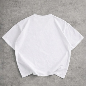 T-shirt Streetwear Oversize à Épaules Tombantes, Effet Délavé Vintage, avec Motif <span class=keywords><strong>Tatouage</strong></span> Main et Œil Gothique Sanglant et Texte Graffiti Vieilli - Product Image 3