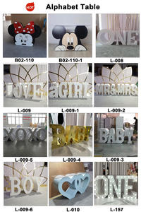 Base per Tavolo in Polistirolo con Lettere Grandi '<span class=keywords><strong>Love</strong></span>' per Decorazioni Matrimoniali - Product Image 3