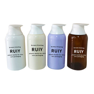 Cho chăm sóc cá nhân OEM/ODM Gel chai dầu gội Pet nhựa với máy bơm biểu tượng tùy chỉnh màn hình in ấn bán buôn 300ml mỹ phẩm - Product Image 3