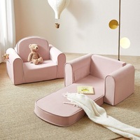 Canapé-lit pliant en mousse compressée colorée de haute qualité pour enfants et bébés, idéal pour le salon