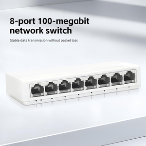 <span class=keywords><strong>Switch</strong></span> Ethernet rapide non géré 8 ports 10/100 Mbps 1,6 Gbps RJ45 UTP Boîtier plastique Garantie 1 an En stock - Product Image 2