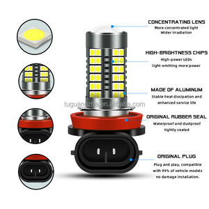 Tgz Cảnh Báo <span class=keywords><strong>LED</strong></span> Cảnh Báo Sốc Linh Hoạt Foglamps 9005 9006 H4 H7 H8 H11 H16 P13WNon-Polarity Chỉ Đạo <span class=keywords><strong>LED</strong></span> Đèn Sương Mù Phụ Tùng Xe Hơi <span class=keywords><strong>Kit</strong></span> - Product Image 3