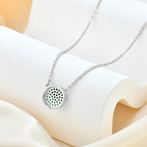 <span class=keywords><strong>Collana</strong></span> <span class=keywords><strong>con</strong></span> ciondolo elegante da donna di lusso 925 in argento Sterling placcato in rodio per la festa nuziale zircone pietra principale - Product Image 5