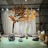 Décoration murale végétale Bagang : Plantes artificielles suspendues en plastique, fleurs ornementales pour la vente en gros