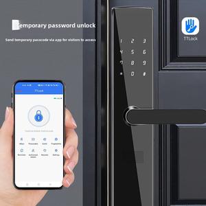 डियू सिक्योरिटी-ग्रेडेड वाईफाई फिंगरप्रिंट स्मार्ट लॉक-ट्यूया ऐप संगत एल्यूमीनियम मिश्र धातु डिजिटल लॉक-ट्यूया क्लाउड स्टोरेज - Product Image 5